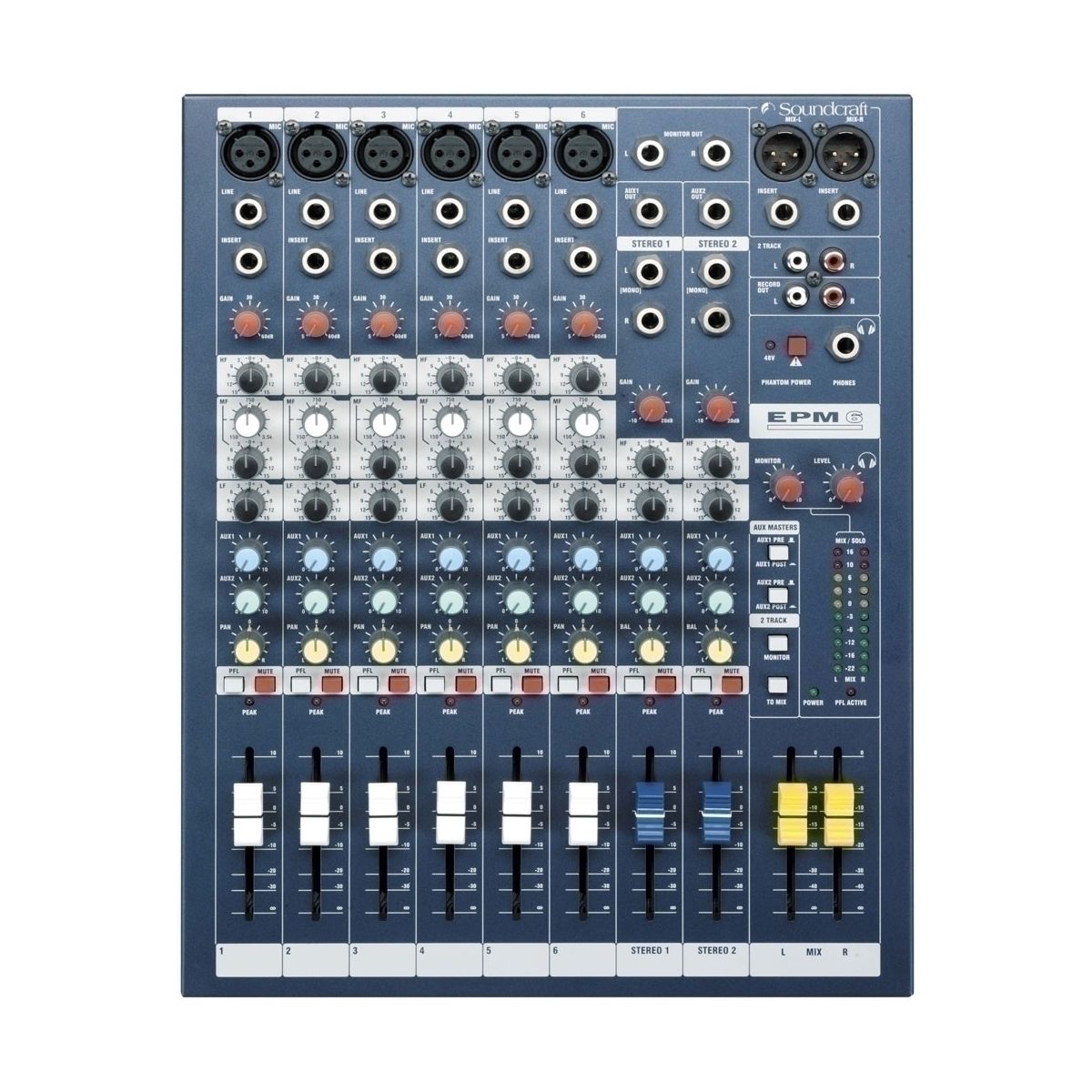 Consoles analogiques - Soundcraft - EPM 6