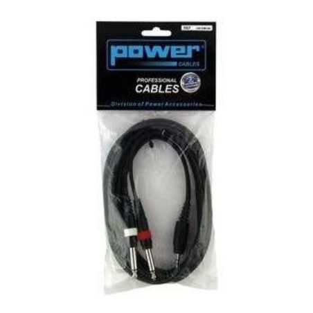 Câbles JACK 3,5 / JACK 6,35 - Power Acoustics - Accessoires - CAB 2065 (3m)