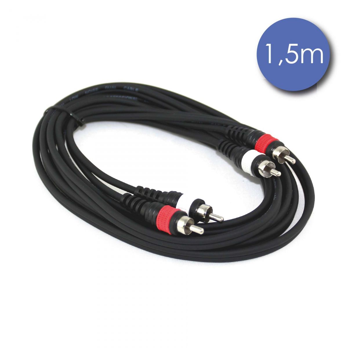Câbles RCA / RCA - Power Acoustics - Accessoires - CAB 2076 (1,5m)