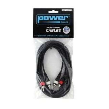 Câbles RCA / RCA - Power Acoustics - Accessoires - CAB 2077 (3m)