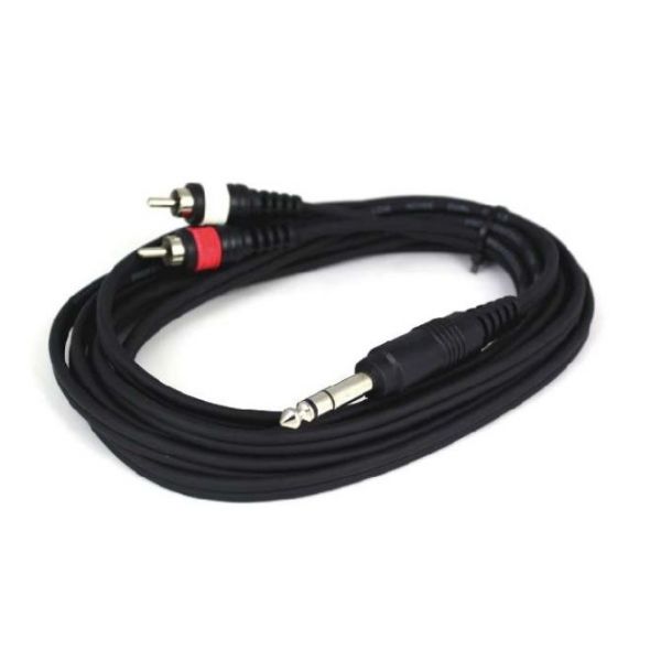 Câbles JACK 6,35 / RCA - Power Acoustics - Accessoires - CAB 2080 (3m) Câbles JACK 6,35 / RCA - Power Acoustics - Accessoires - CAB 2080 (3m)