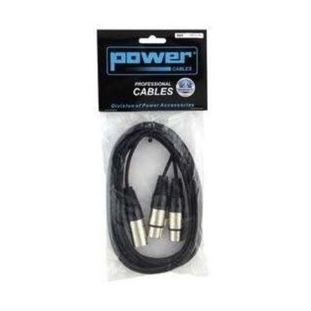 Câbles XLR / XLR - Power Acoustics - Accessoires - CAB 2117 (3m)
