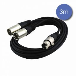 Câbles XLR / XLR - Power Acoustics - Accessoires - CAB 2118 (3m)
