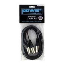 	Câbles XLR / XLR - Power Acoustics - Accessoires - CAB 2118 (3m)