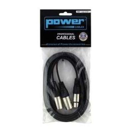 Câbles XLR / XLR - Power Acoustics - Accessoires - CAB 2118 (3m)