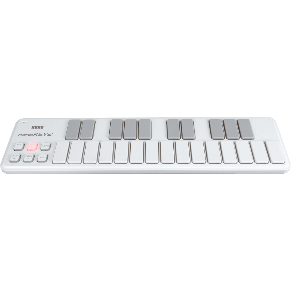 Controleurs midi USB - Korg - NANOKEY2 (Blanc)