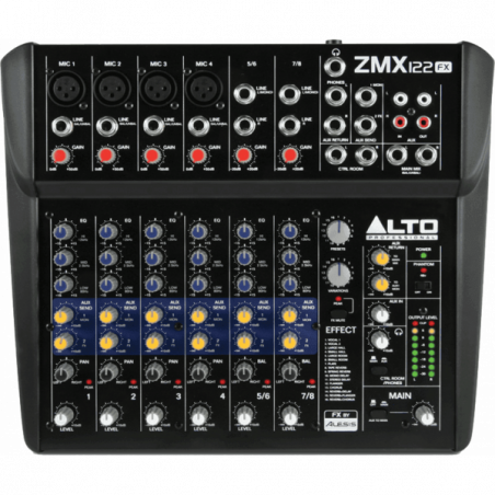 Consoles analogiques - Alto Professionnal - ZMX122FX