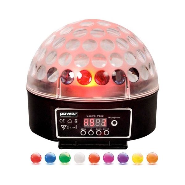 Jeux de lumière LED - Power Lighting - SPHERO LED MK2 noir