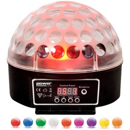 Jeux de lumière LED - Power Lighting - SPHERO LED MK2 noir