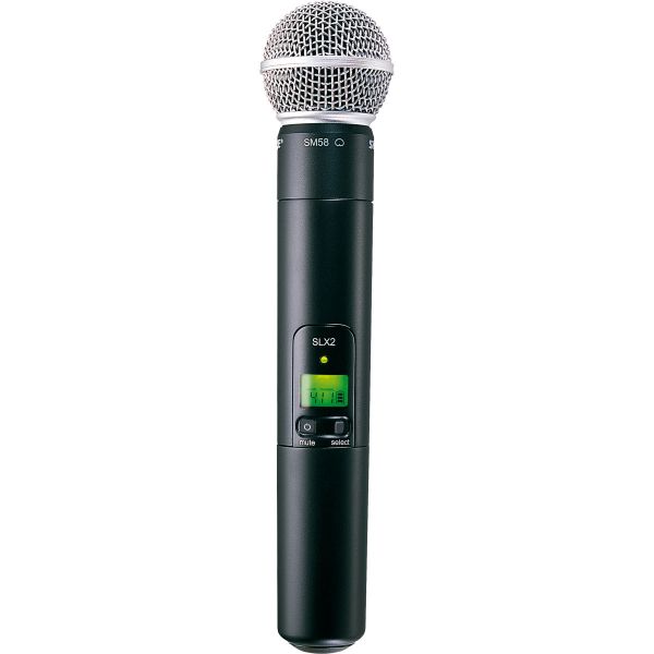 Micros chant sans fil - Shure - SLX2-SM58 Emetteur Main Micros chant sans fil - Shure - SLX2-SM58 Emetteur Main