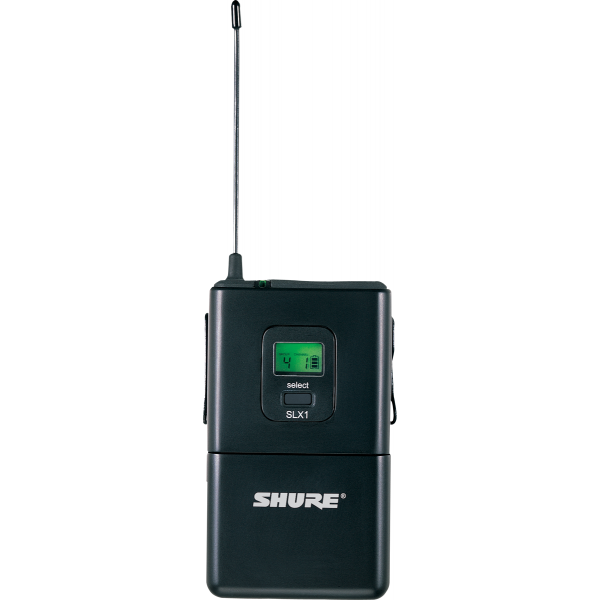 Micros serre-tête sans fil - Shure - SLX1-E Emetteur Pocket Micros serre-tête sans fil - Shure - SLX1-E Emetteur Pocket