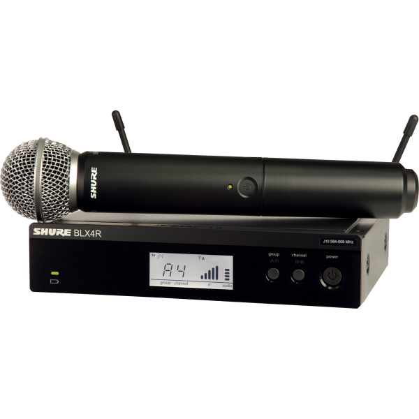 Micros chant sans fil - Shure - BLX24RE-SM58-M17