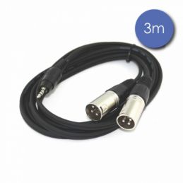 Câbles JACK 3,5 / XLR - Power Acoustics - Accessoires - CAB 2119 (3m)