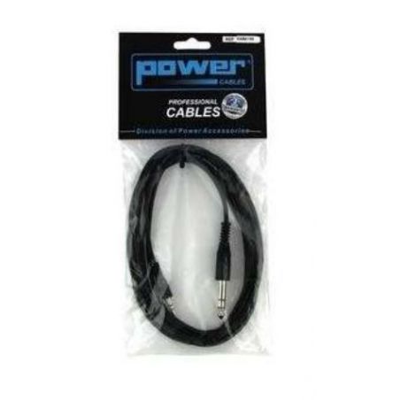 Câbles JACK 3,5 / JACK 6,35 - Power Acoustics - Accessoires - CAB 2108 (3m)