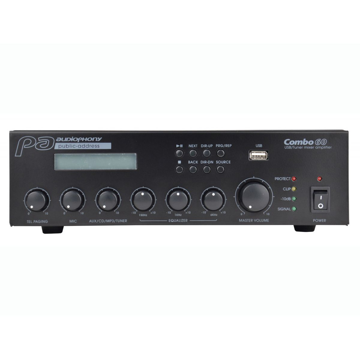 Ampli ligne 100V - Audiophony PA - COMBO60