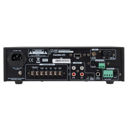 Ampli ligne 100V - Audiophony PA - COMBO60