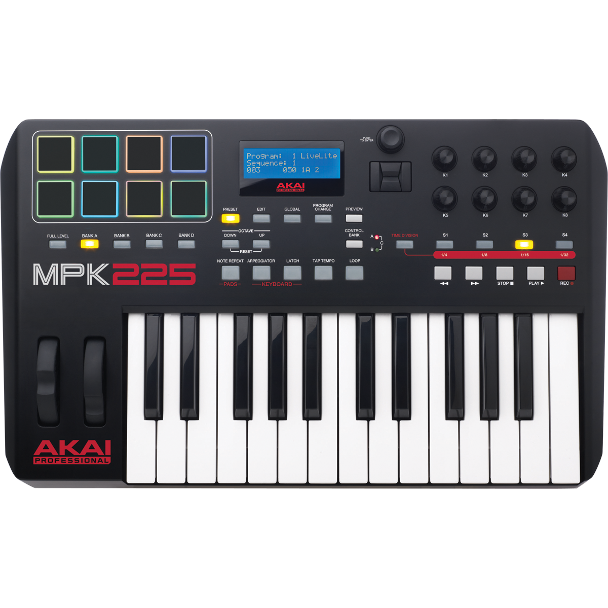 Claviers maitres compacts - Akai Professional - MPK225