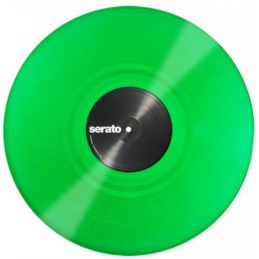 	Vinyles time codés - Serato - Paire Vinyl Green 12''