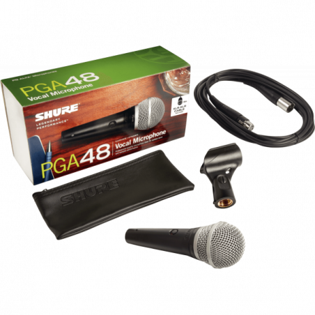 Micros chant - Shure - PGA48 XLR