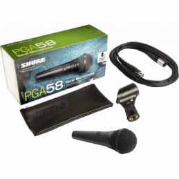 Micros chant - Shure - PGA58 XLR