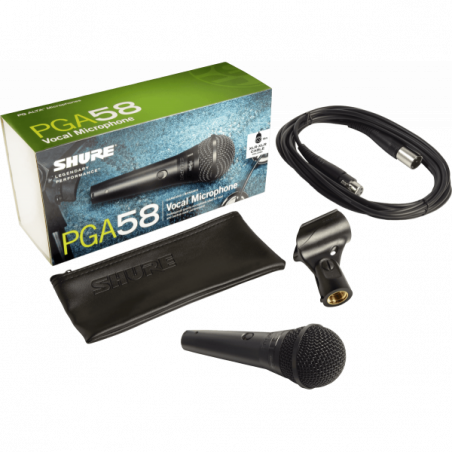 Micros chant - Shure - PGA58 XLR