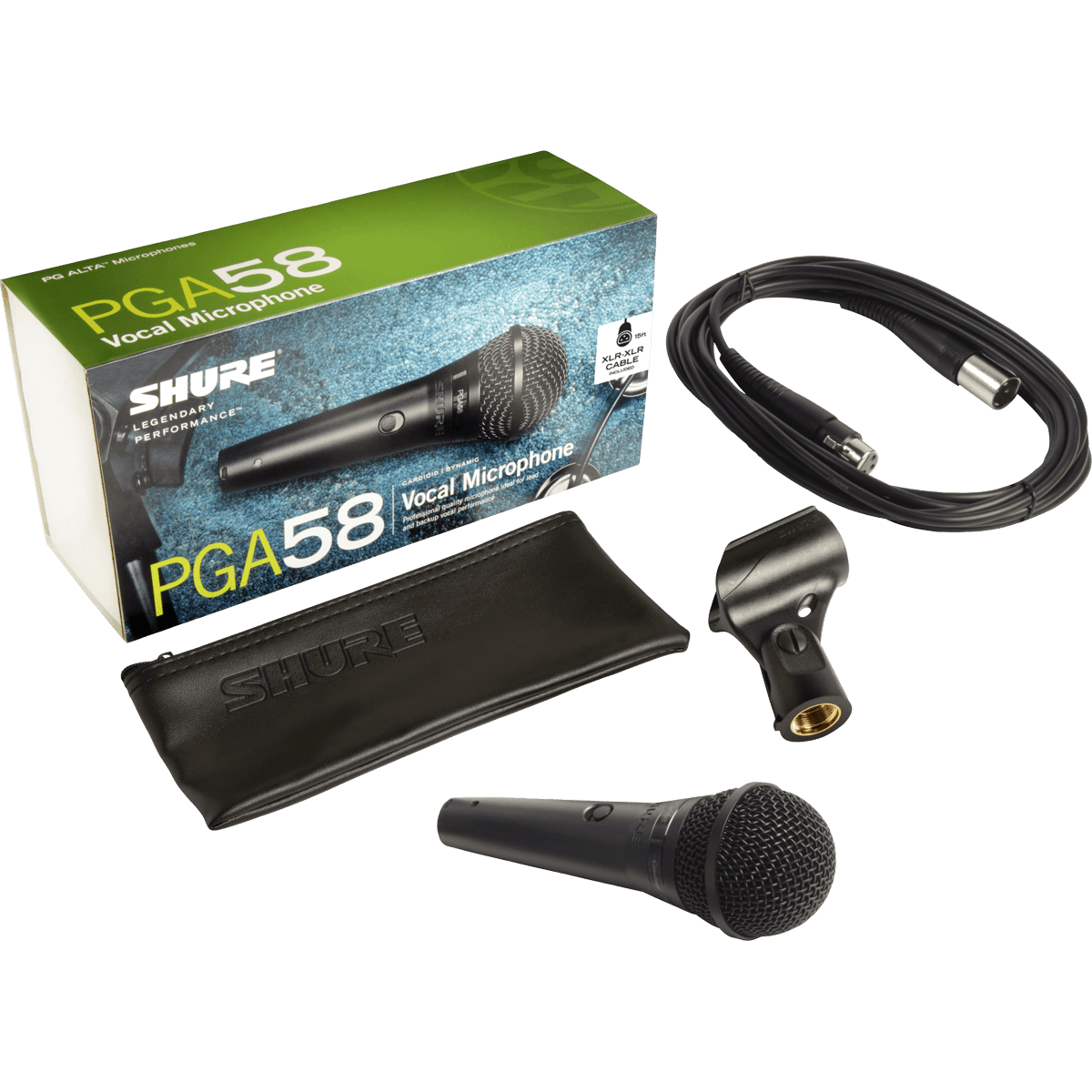 Micros chant - Shure - PGA58 XLR