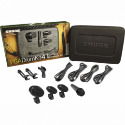 	Kits micros batteries - Shure - PGA DRUM KIT 4