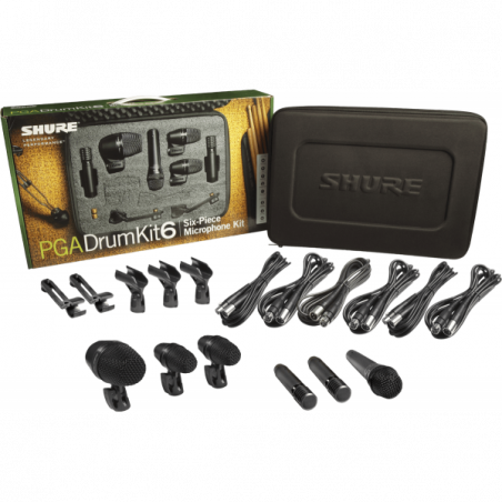 Kits micros batteries - Shure - PGA DRUM KIT 6