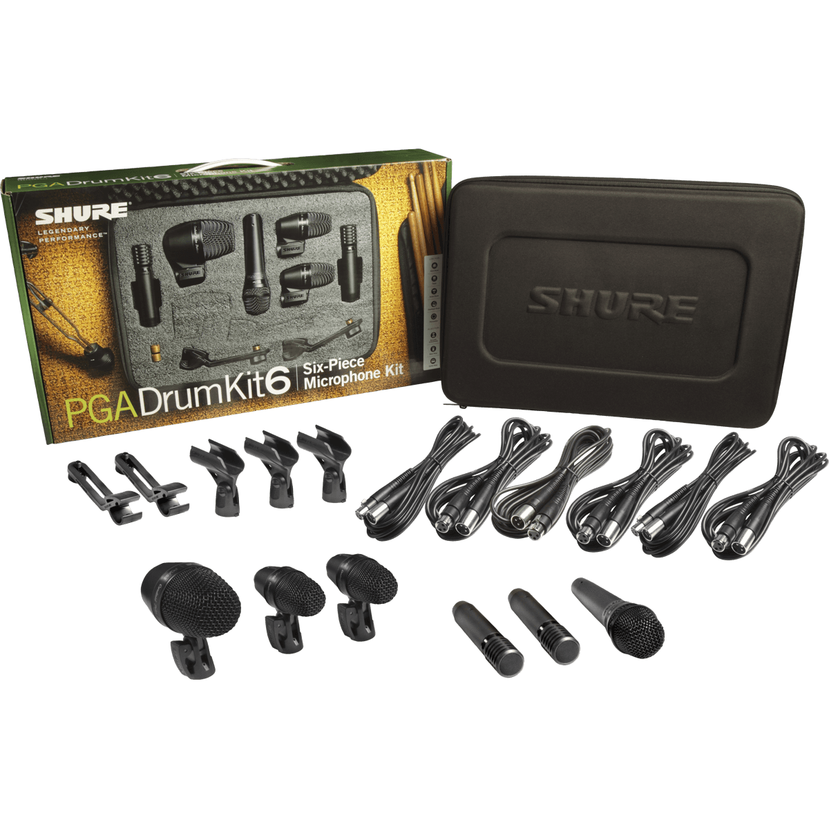 Kits micros batteries - Shure - PGA DRUM KIT 6