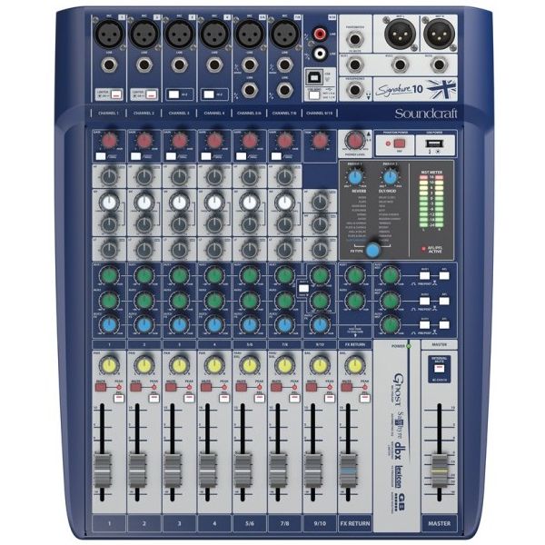 Consoles analogiques - Soundcraft - SIGNATURE 10 Consoles analogiques - Soundcraft - SIGNATURE 10