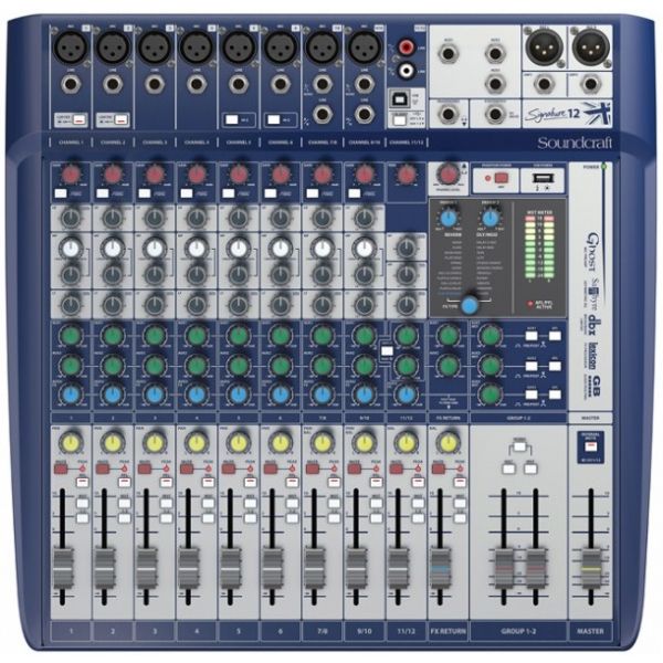 Consoles analogiques - Soundcraft - SIGNATURE 12