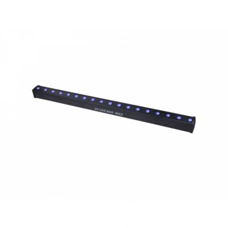 Lumières noires - Power Lighting - UV BARLED 18X3 MK2