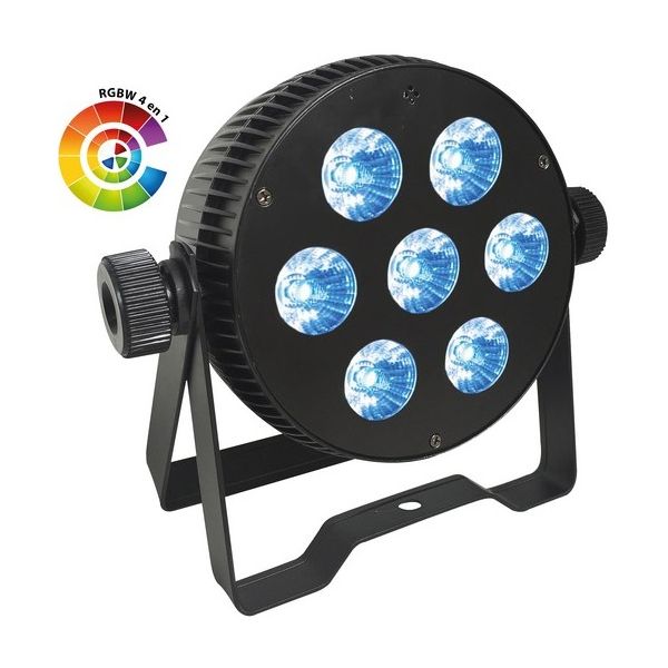 Projecteurs PAR LED - Power Lighting - PAR SLIM 7x10W QUAD