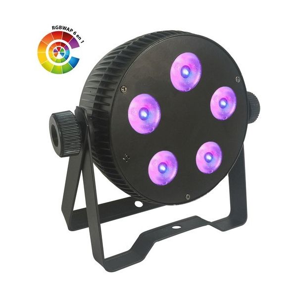 Projecteurs PAR LED - Power Lighting - PAR SLIM 5x10W HEXA Projecteurs PAR LED - Power Lighting - PAR SLIM 5x10W HEXA