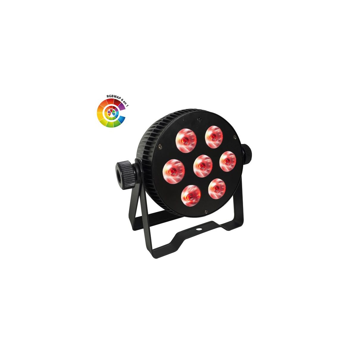 Projecteurs PAR LED - Power Lighting - PAR SLIM 7x10W HEXA