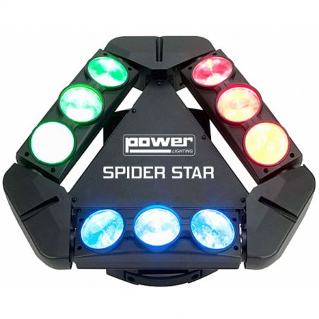 Jeux de lumière LED - Power Lighting - SPIDER STAR