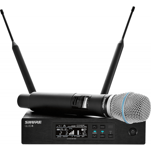 Micros chant sans fil - Shure - QLXD24-B87A Beta87A Micros chant sans fil - Shure - QLXD24-B87A Beta87A