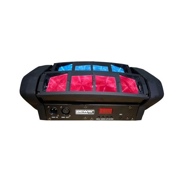 Jeux de lumière LED - Power Lighting - SPIDER POCKET QUAD