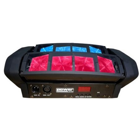 Jeux de lumière LED - Power Lighting - SPIDER POCKET QUAD
