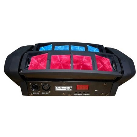 Jeux de lumière LED - Power Lighting - SPIDER POCKET QUAD