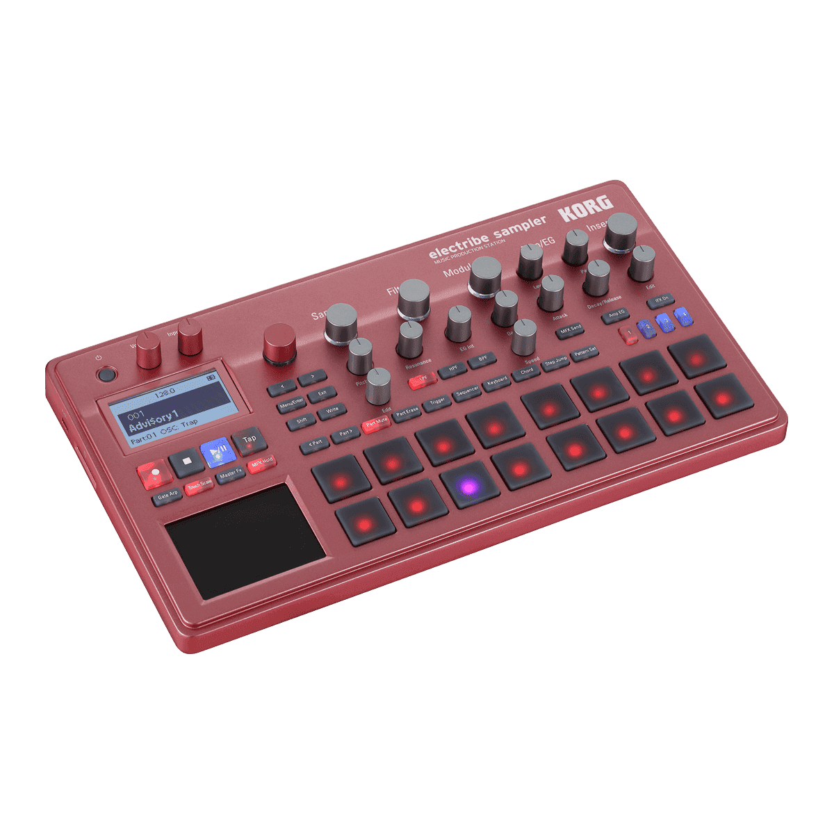 Boites à rythmes et Grooveboxes - Korg - ELECTRIBE 2 Sampler (rouge)