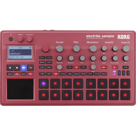 Boites à rythmes et Grooveboxes - Korg - ELECTRIBE 2 Sampler (rouge)