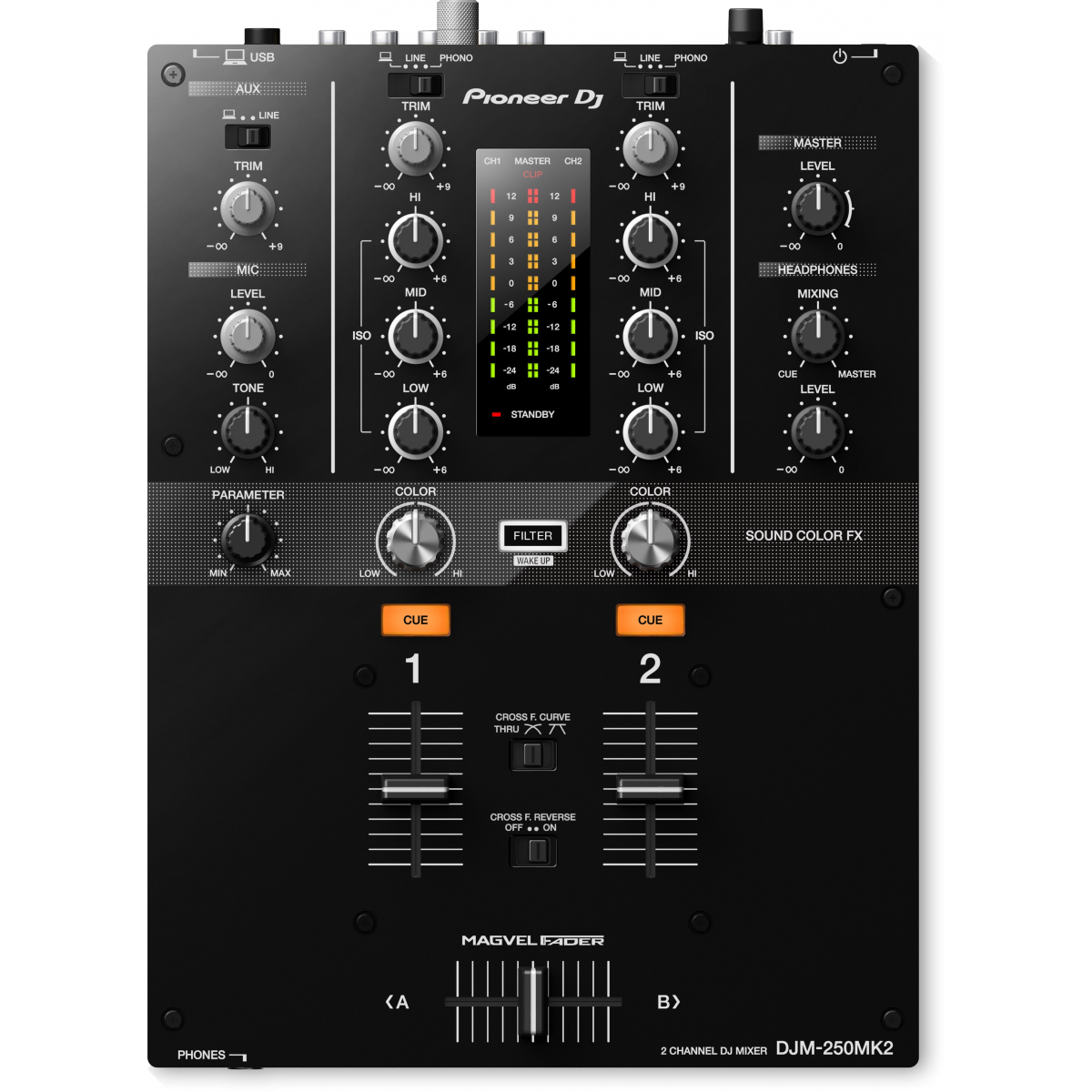 Tables de mixage DJ - Pioneer DJ AlphaTheta - DJM-250MK2