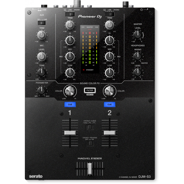 Tables de mixage DJ - Pioneer DJ AlphaTheta - DJM-S3 Tables de mixage DJ - Pioneer DJ AlphaTheta - DJM-S3