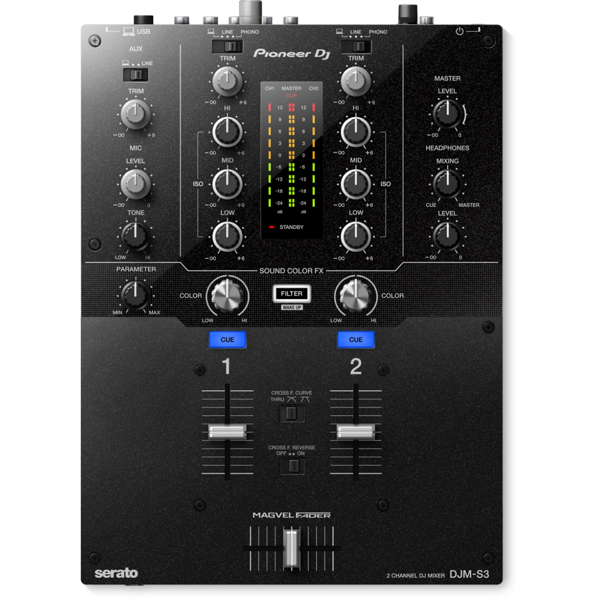 Tables de mixage DJ - Pioneer DJ AlphaTheta - DJM-S3