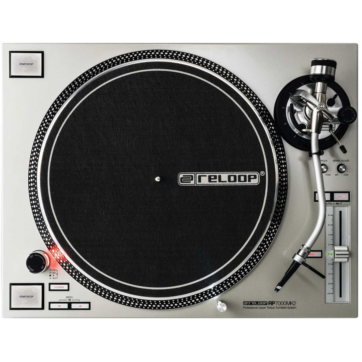 Platines vinyles DJ entrainement direct - Reloop - RP 7000 MK2 SILVER