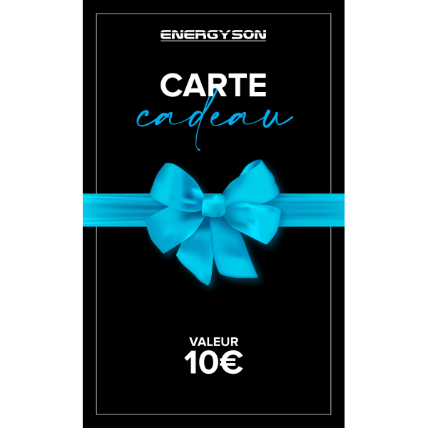Accueil - Energyson - Carte Cadeau 10€