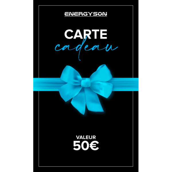 Accueil - Energyson - Carte Cadeau 50€