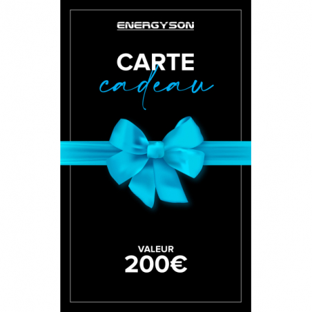 Accueil - Energyson - Carte Cadeau 200€