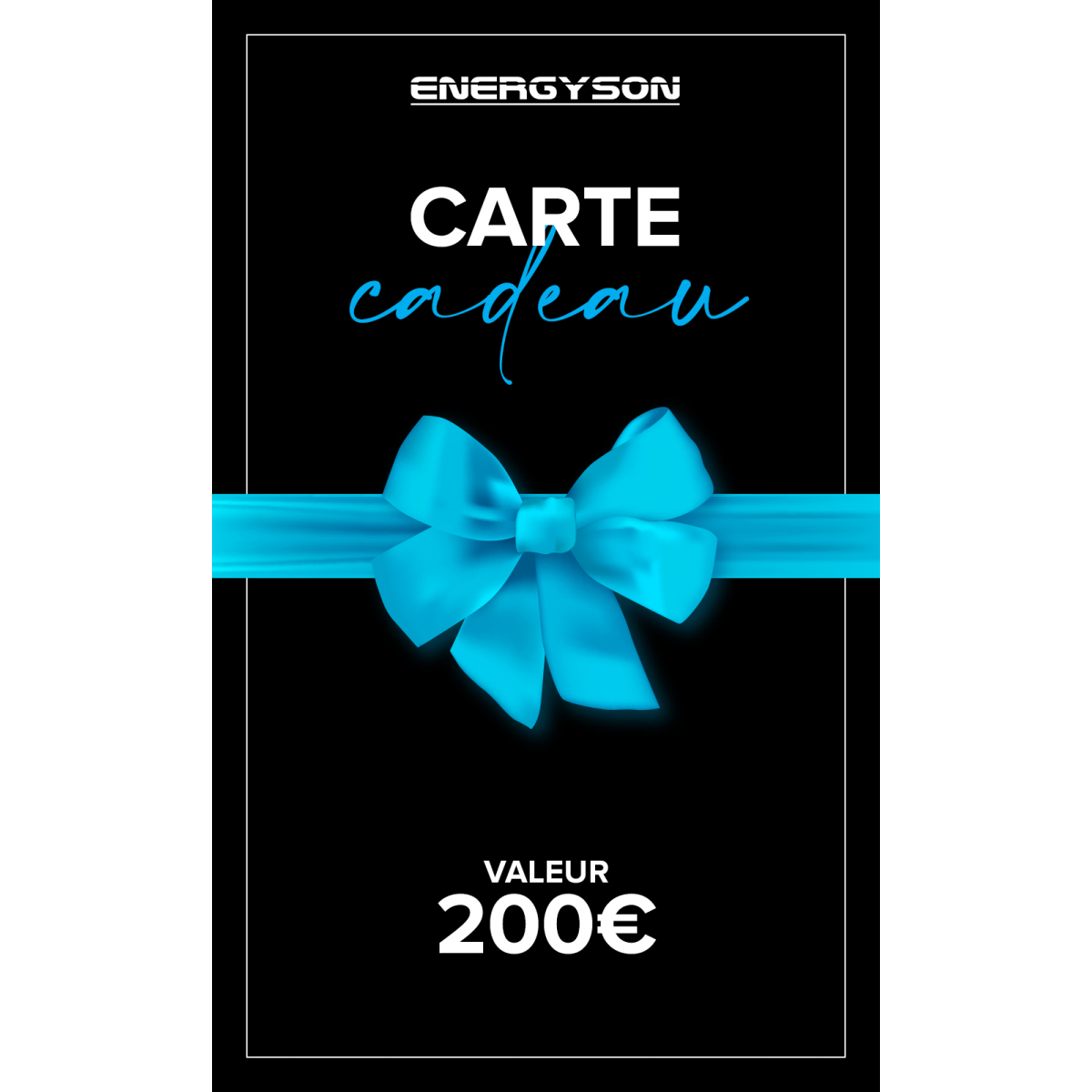 Accueil - Energyson - Carte Cadeau 200€